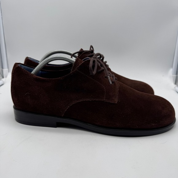 Birkenstock‎ Jaren Suede Oxford Dress Shoes Brown Suede Men's Size 10 / 43